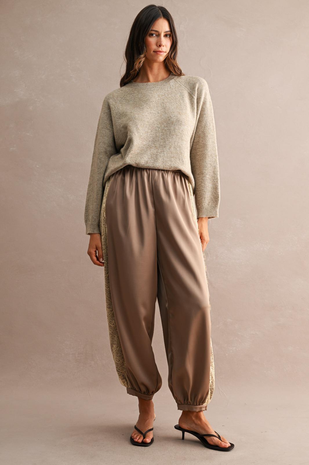 Relaxed Raglan Knit Top