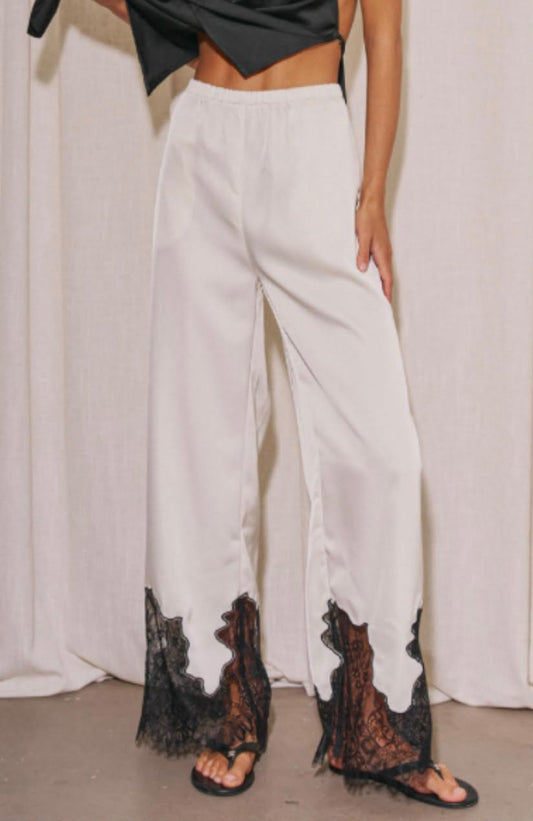 Ivory Lace Hem