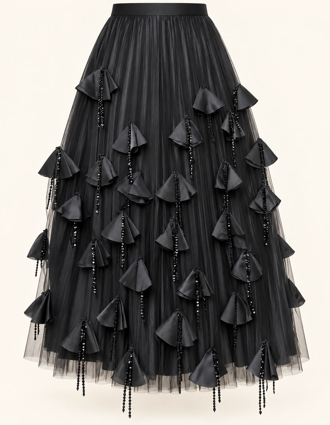 Midnight Petal Skirt