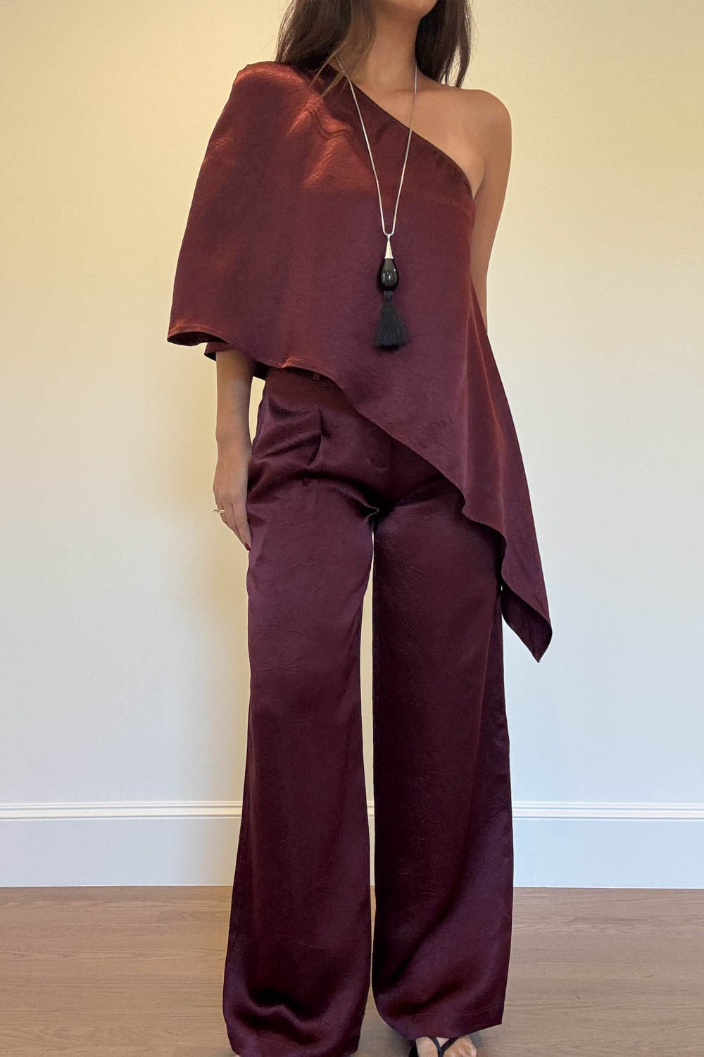 Bordeaux Drape Set