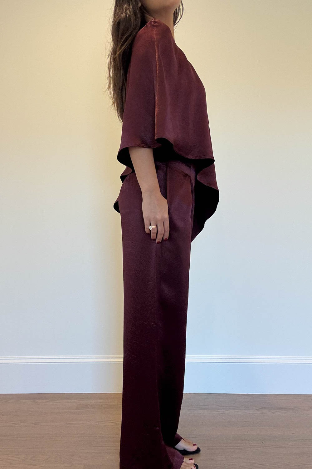 Bordeaux Drape Set