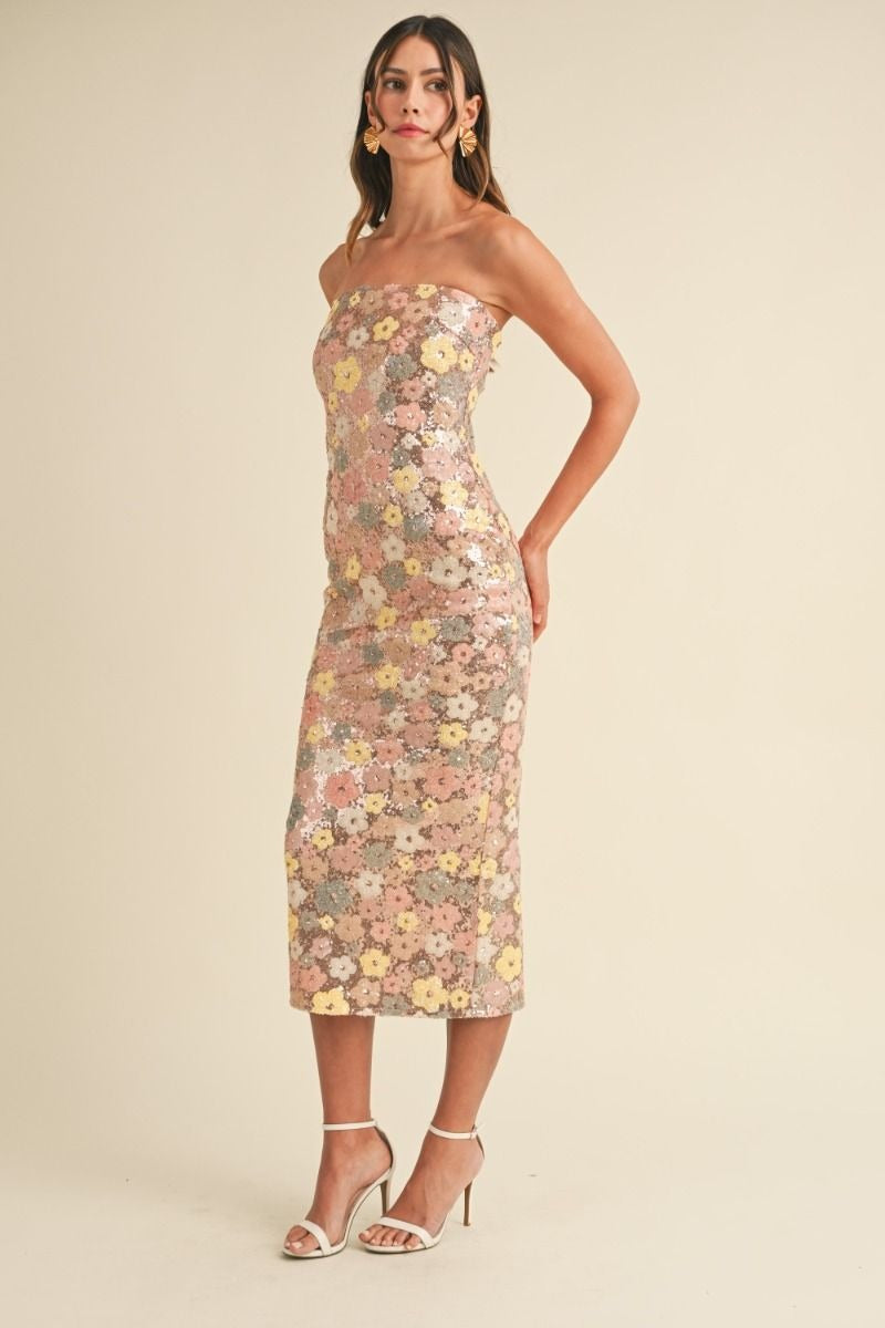 Floral Glimmer Dress